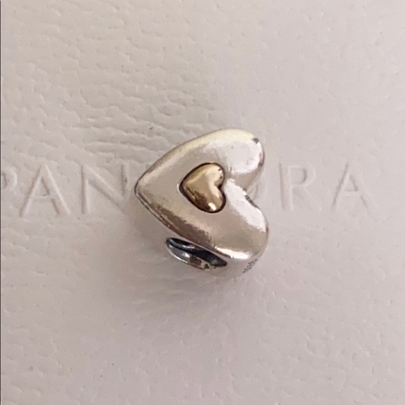 New Pandora Happy Anniversary Charm , Two tone . - Picture 8 of 9